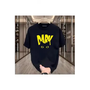 Dark Baskılı Siyah Erkek
