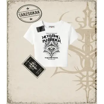 DARK OCCULT FRONT Kadın Baby Tee