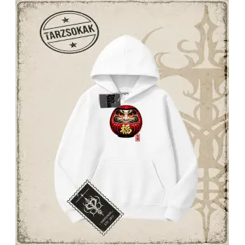 DARUMA Oversize Unisex Kapşonlu Sweatshirt