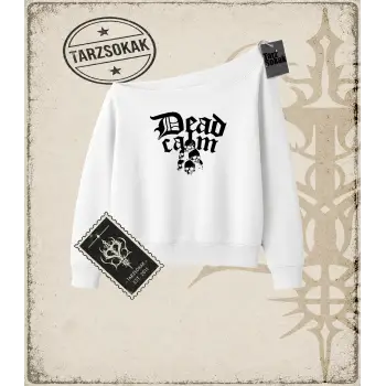 DEAD CALM Kadın Kayık Yaka Sweatshirt