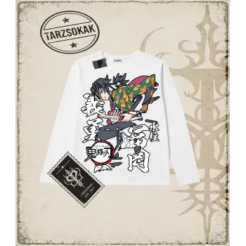 Demon Slayer Anime Baskılı Long Sleeve