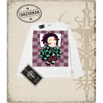 Demon Slayer Anime Baskılı Long Sleeve