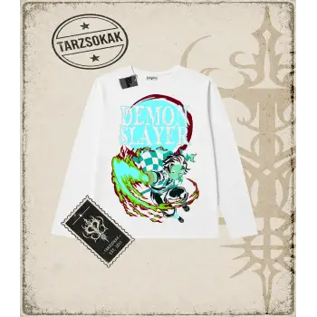 Demon Slayer Anime Baskılı Long Sleeve