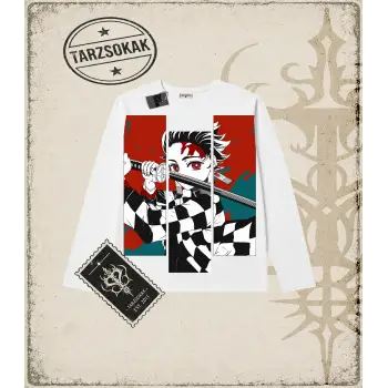 Demon Slayer Anime Baskılı Long Sleeve