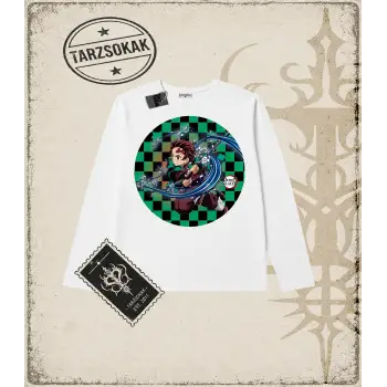 Demon Slayer Anime Baskılı Long Sleeve