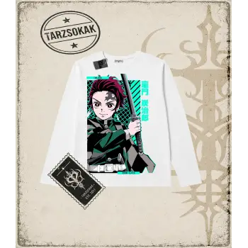 Demon Slayer Anime Baskılı Long Sleeve