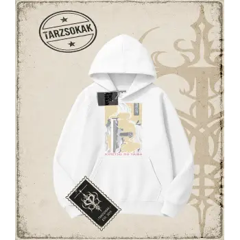 Demon Slayer Anime Baskılı Oversize Unisex Kapşonlu Sweatshirt