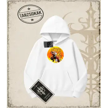Demon Slayer Anime Baskılı Oversize Unisex Kapşonlu Sweatshirt
