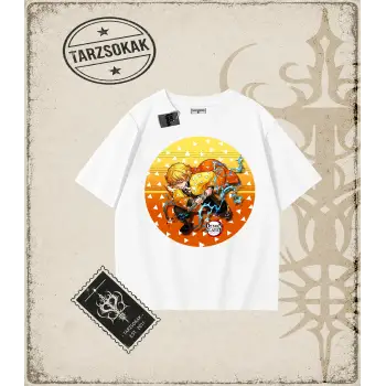 Demon Slayer Anime Baskılı Oversize Unisex Tişört
