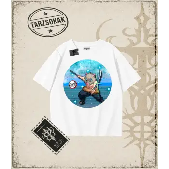 Demon Slayer Anime Baskılı Oversize Unisex Tişört