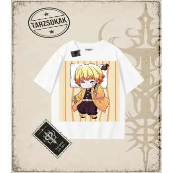 Demon Slayer Anime Baskılı Oversize Unisex Tişört
