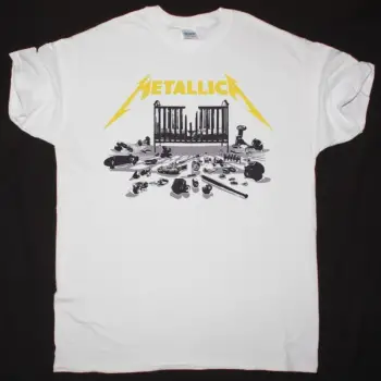 DEPECHE MODE MASTER AND SERVANT NEW WHITE T-SHIRT ÖN VE ARAKA BASKILI