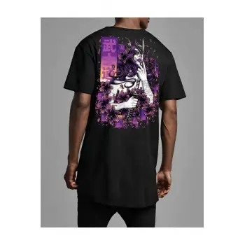 derzay  sırt baskılı oversize t-shırt