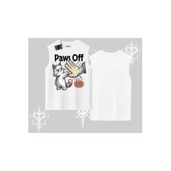 Detective Kitten Kedi Baskılı Kapşonlu Sweatshirt