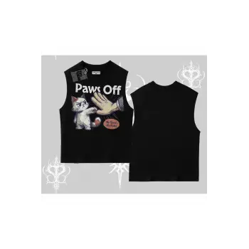 Detective Kitten Kedi Baskılı Kapşonlu Sweatshirt