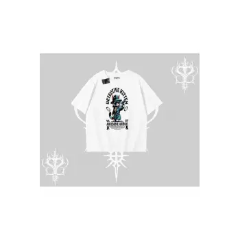 Detective Kitten Kedi Baskılı Oversize Tshirt