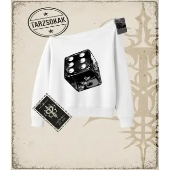 DICE Kadın Kayık Yaka Sweatshirt