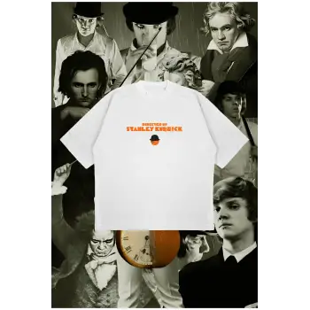 Directed By S. Kubrick Boxy Fit Oversize Unisex Tshirt – Baskılı Tişört |