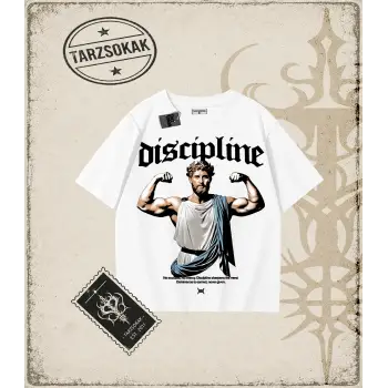 DISCIPLINE Oversize Unisex Tişört
