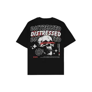 Distressed Oversize Unisex T-shirt