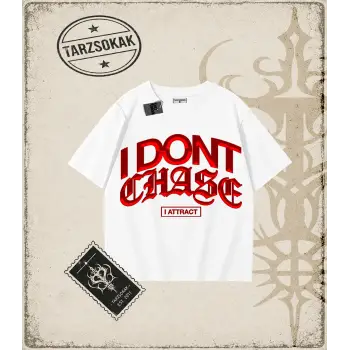 DONT CHASE Oversize Unisex Tişört