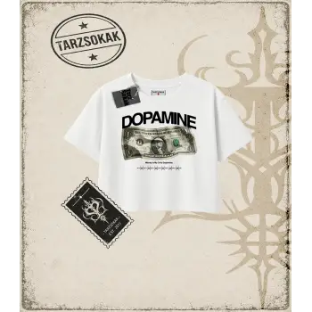 DOPAMINE Kadın Crop Tişört
