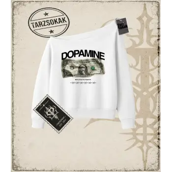 DOPAMINE Kadın Kayık Yaka Sweatshirt