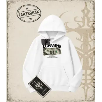 DOPAMINE Oversize Unisex Kapşonlu Sweatshirt