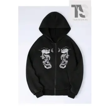 Double Dragons Sweatshirt Fermuarlı Hırka