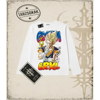 Dragon Ball Anime Baskılı Long Sleeve