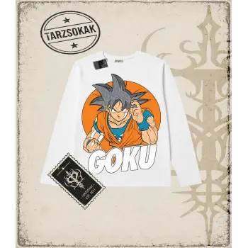 Dragon Ball Anime Baskılı Long Sleeve