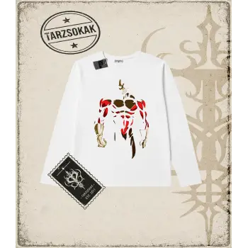 Dragon Ball Anime Baskılı Long Sleeve