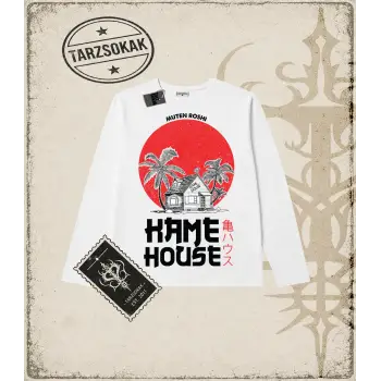 Dragon Ball Anime Baskılı Long Sleeve