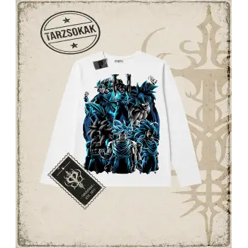 Dragon Ball Anime Baskılı Long Sleeve