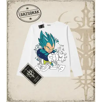 Dragon Ball Anime Baskılı Long Sleeve