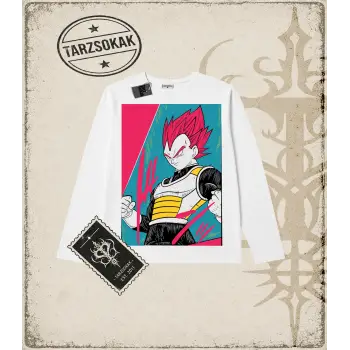 Dragon Ball Anime Baskılı Long Sleeve