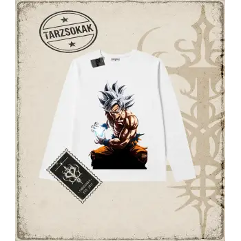 Dragon Ball Anime Baskılı Long Sleeve