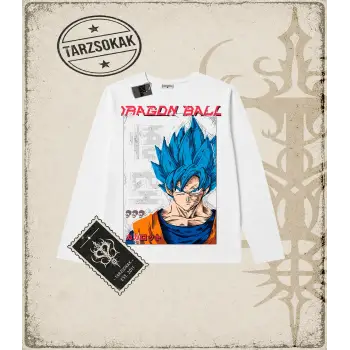 Dragon Ball Anime Baskılı Long Sleeve