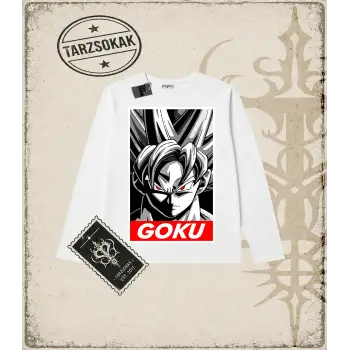 Dragon Ball Anime Baskılı Long Sleeve
