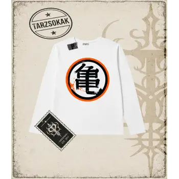 Dragon Ball Anime Baskılı Long Sleeve