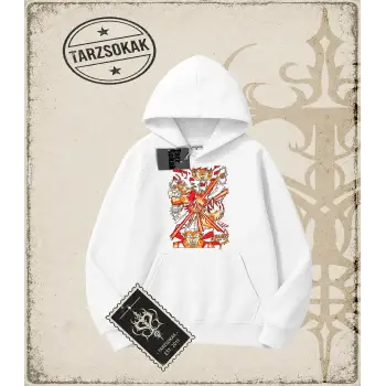 Dragon Ball Anime Baskılı Oversize Unisex Kapşonlu Sweatshirt