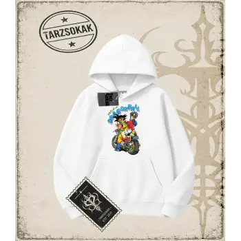 Dragon Ball Anime Baskılı Oversize Unisex Kapşonlu Sweatshirt