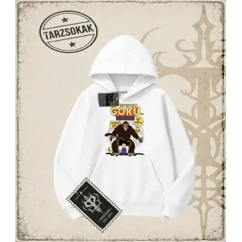 Dragon Ball Anime Baskılı Oversize Unisex Kapşonlu Sweatshirt