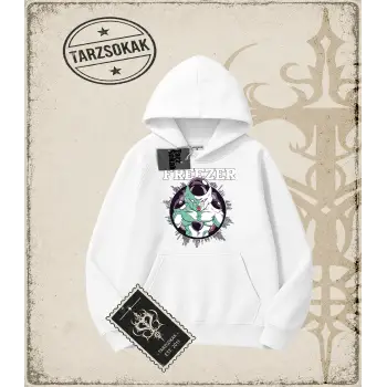 Dragon Ball Anime Baskılı Oversize Unisex Kapşonlu Sweatshirt