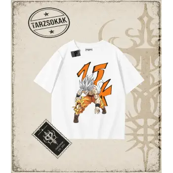 Dragon Ball Anime Baskılı Oversize Unisex Tişört