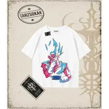 Dragon Ball Anime Baskılı Oversize Unisex Tişört