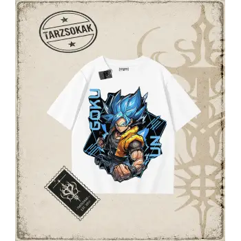 Dragon Ball Anime Baskılı Oversize Unisex Tişört