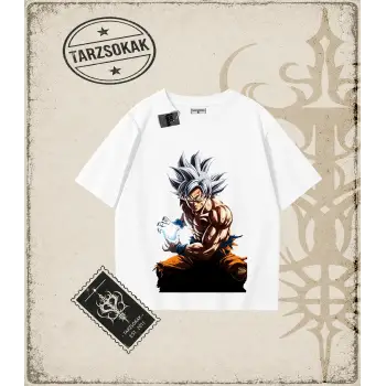 Dragon Ball Anime Baskılı Oversize Unisex Tişört