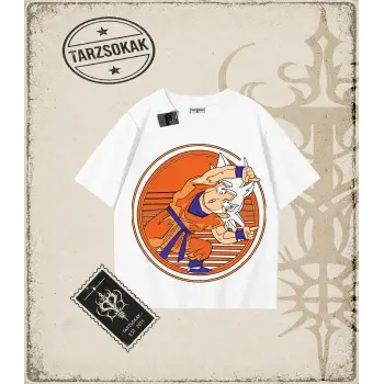Dragon Ball Anime Baskılı Oversize Unisex Tişört