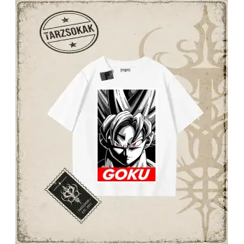 Dragon Ball Anime Baskılı Oversize Unisex Tişört